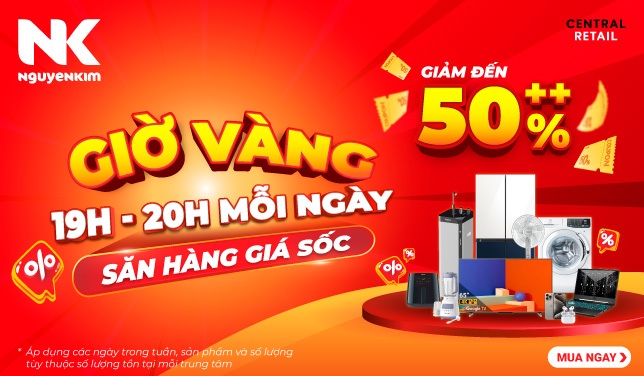 Nguyễn Kim - Siêu thị điện máy, điện lạnh giá tốt